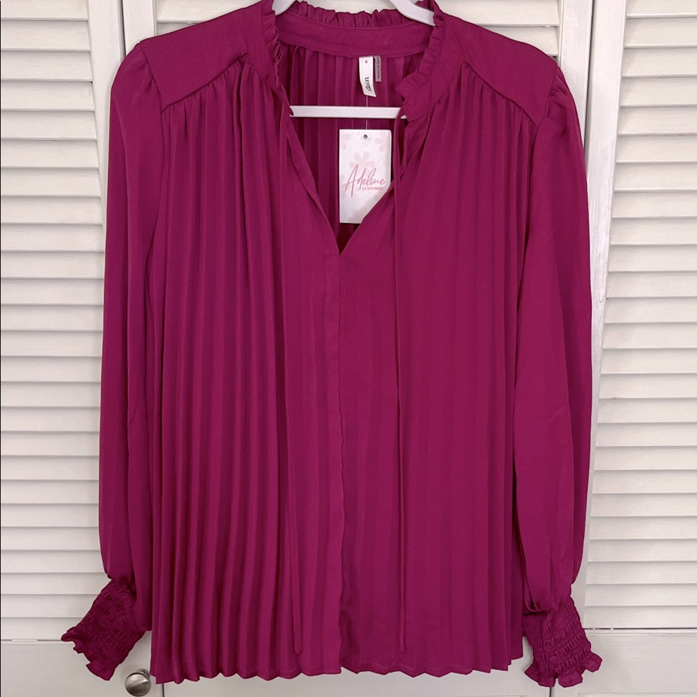 Pleated Blouse